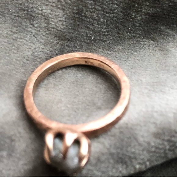 14k alternative engagement ring - Picture 7 of 12